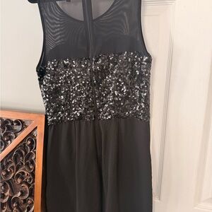 H&M Black Mesh Dress